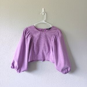 Zara Lavender Blouse